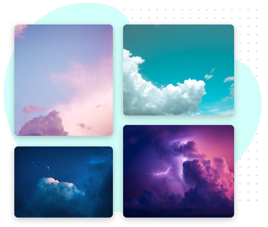 Image of 4 different skies 