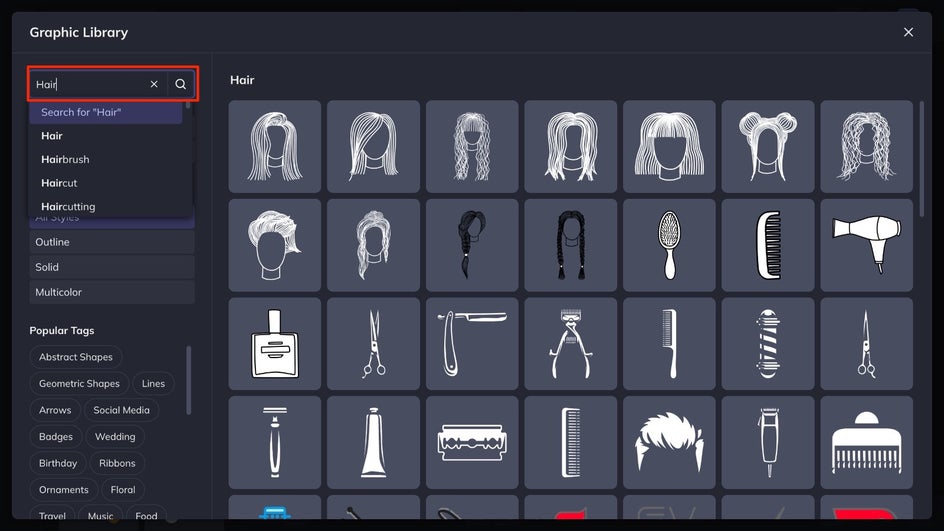 type in graphics terms