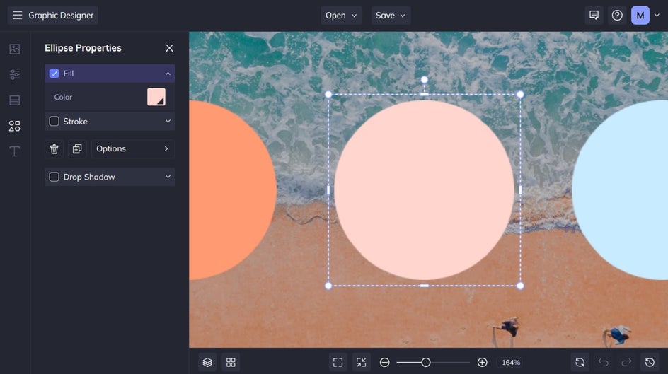 resize shape graphics